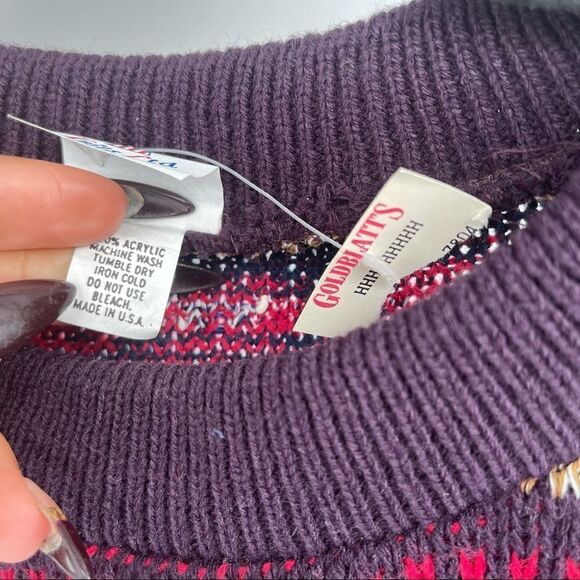 VINTAGE Centennial Knits USA Unisex Knit Acrylic Crewneck Pullover Sweater Large - Picture 7 of 12